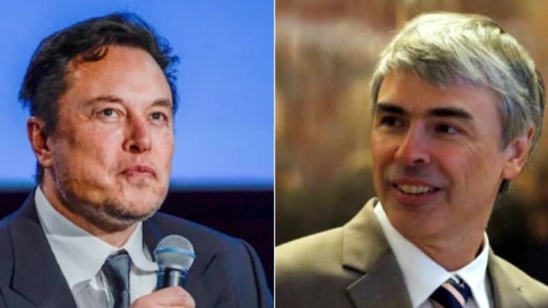 Larry Page and Elon Musk